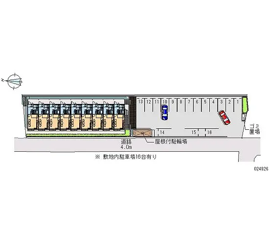 ★手数料０円★光市島田３丁目　月極駐車場（LP）